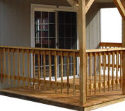 Porch Railings, Balusters, and Decking
